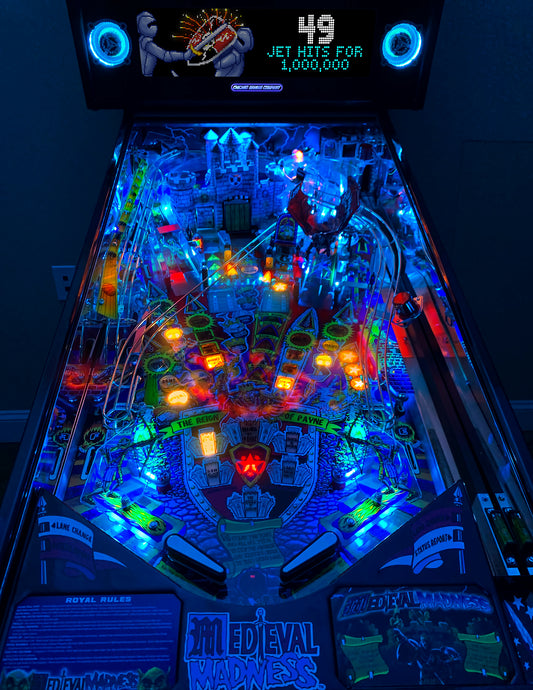 MEDIEVAL MADNESS Remake MERLIN Edition Flipper - Chicago Gaming Company Pinball CGC Pinball