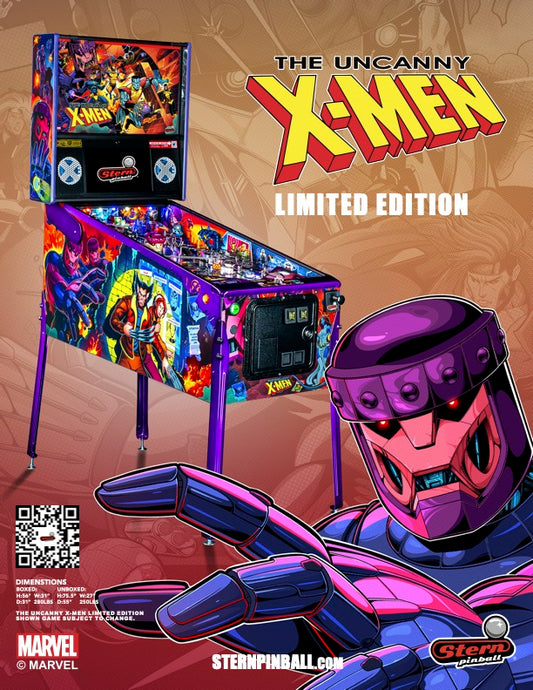 THE UNCANNY X-MEN - SOLD OUT! - LIMITED Edition LE Flipper - STERN Pinball
