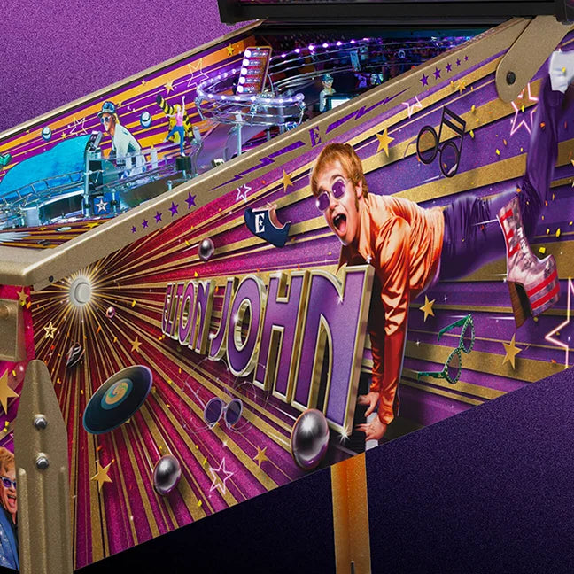 ELTON JOHN COLLECTOR`S Edition Flipper - Jersey Jack Pinball JJP Pinball