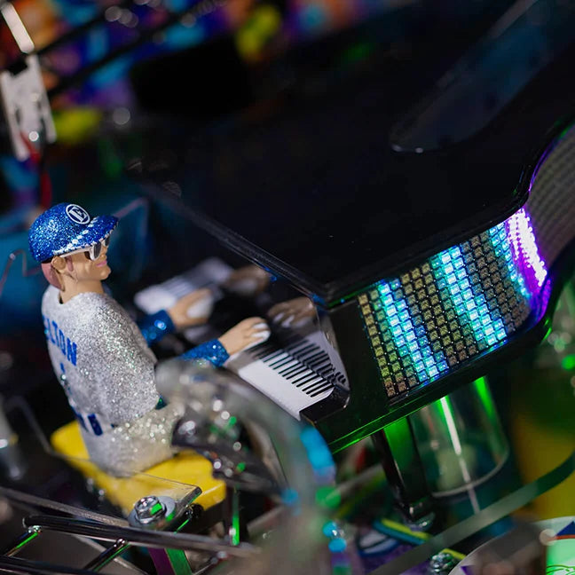 ELTON JOHN PLATINUM Edition Flipper - Jersey Jack Pinball JJP Pinball