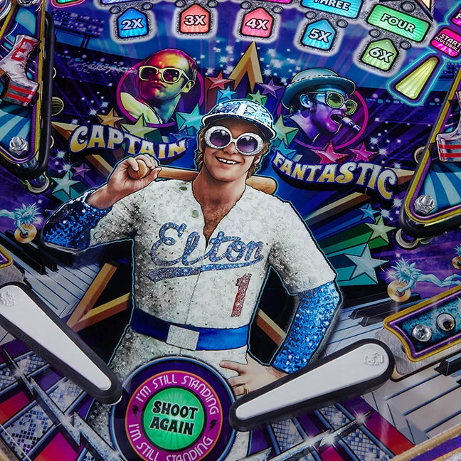 ELTON JOHN COLLECTOR`S Edition Flipper - Jersey Jack Pinball JJP Pinball