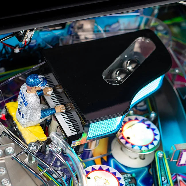 ELTON JOHN PLATINUM Edition Flipper - Jersey Jack Pinball JJP Pinball