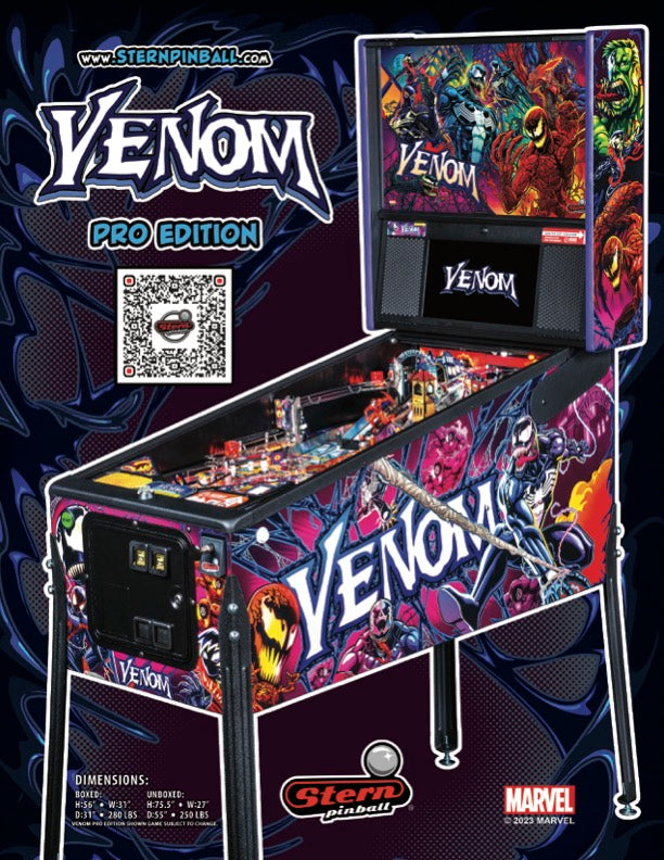 VENOM PRO Edition Flipper - STERN Pinball