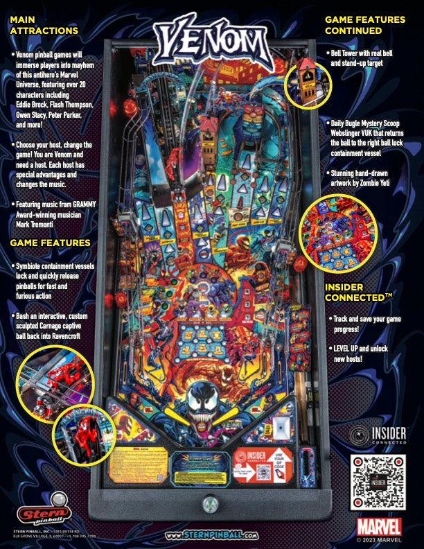 VENOM PRO Edition Flipper - STERN Pinball