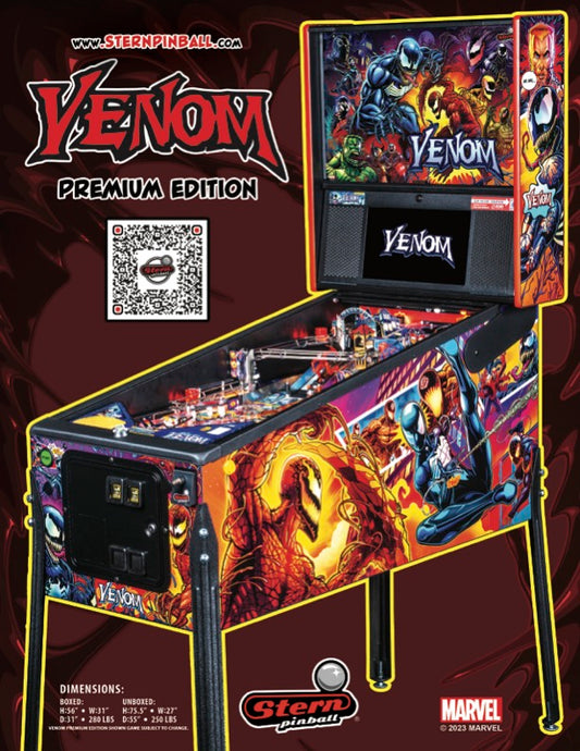 VENOM PREMIUM Edition Flipper - STERN Pinball