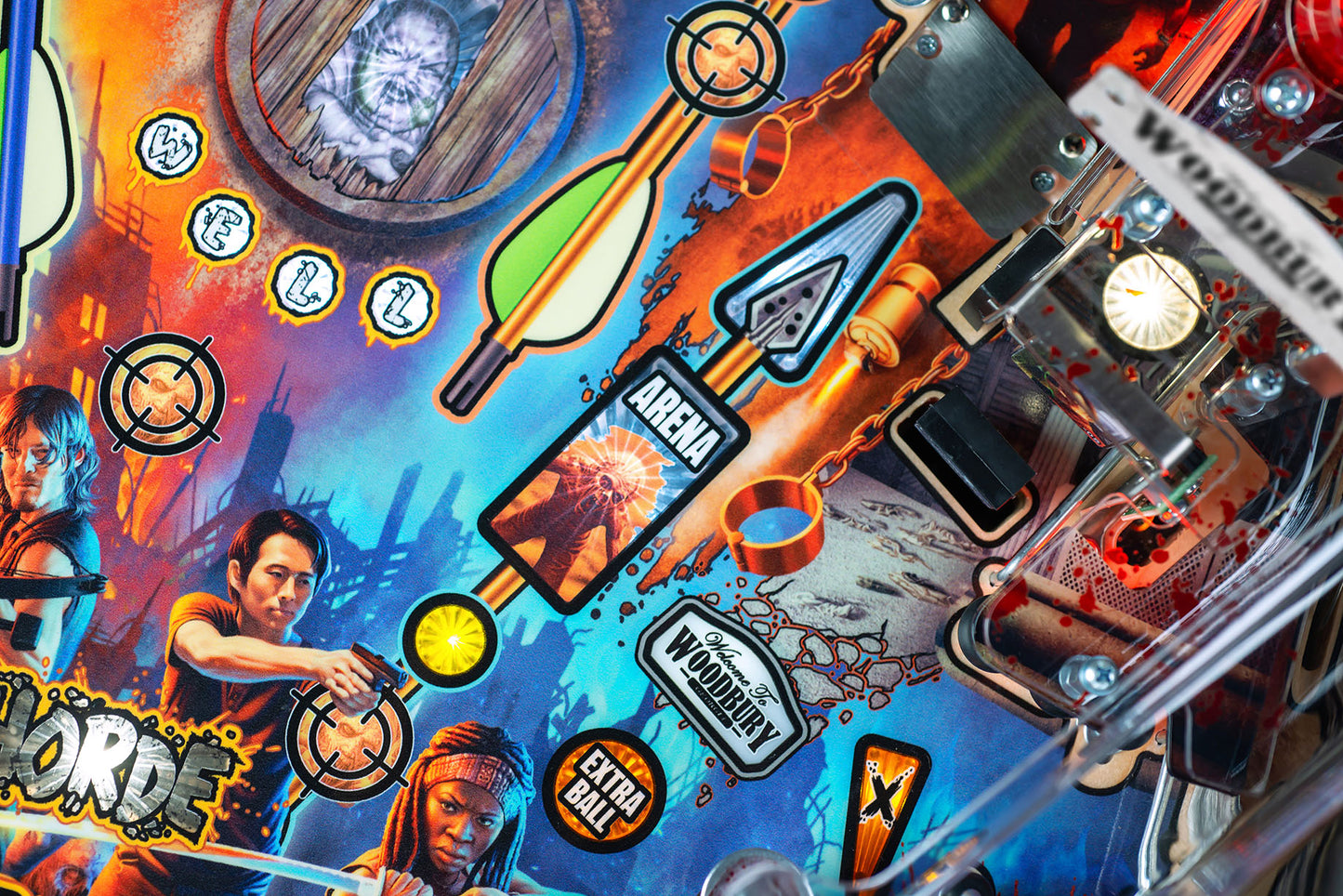 THE WALKING DEAD Remastered Premium Edition Flipper - STERN Pinball
