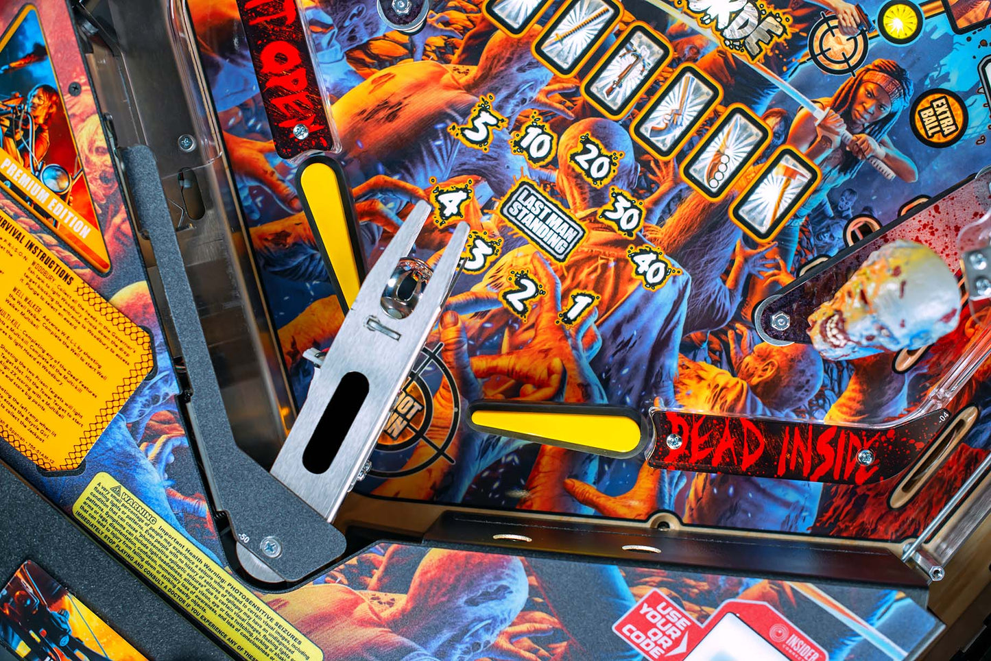 THE WALKING DEAD Remastered Premium Edition Flipper - STERN Pinball