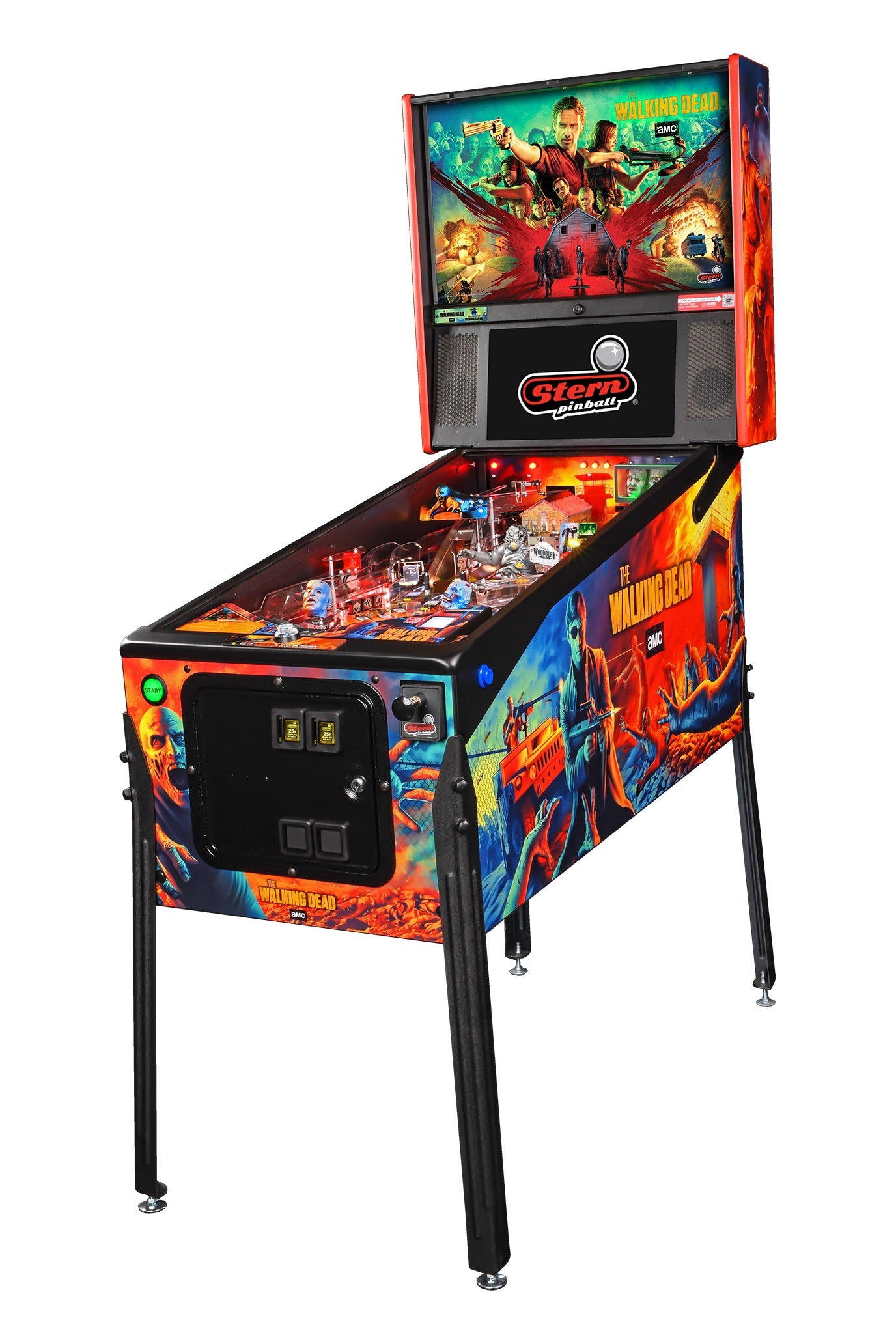 THE WALKING DEAD Remastered Premium Edition Flipper - STERN Pinball