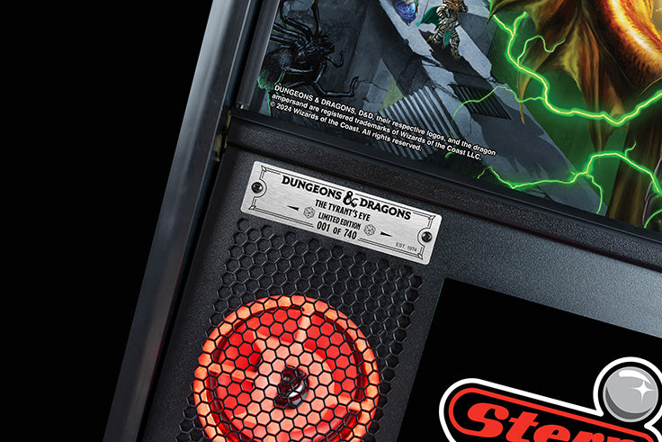 DUNGEONS & DRAGONS The Tyrant`s Eye LIMITED Edition LE Flipper - STERN Pinball