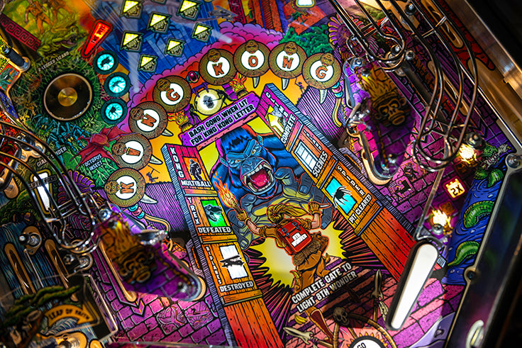KING KONG Myth of Terror Island PRO Edition Flipper - STERN Pinball