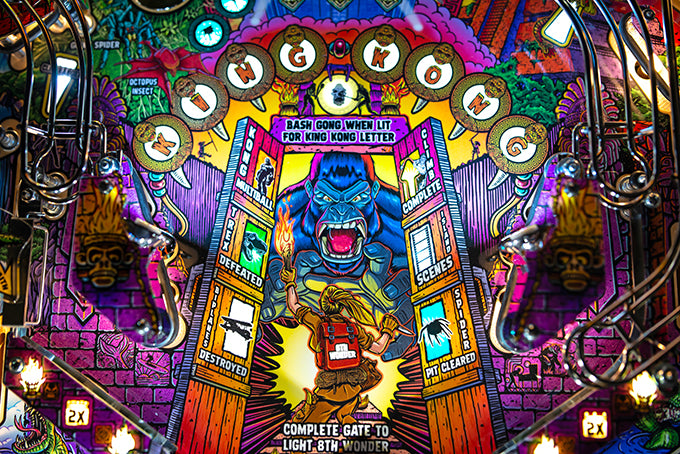 KING KONG Myth of Terror Island PRO Edition Flipper - STERN Pinball