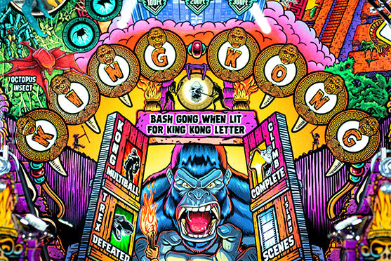 KING KONG Myth of Terror Island LIMITED Edition LE Flipper - STERN Pinball