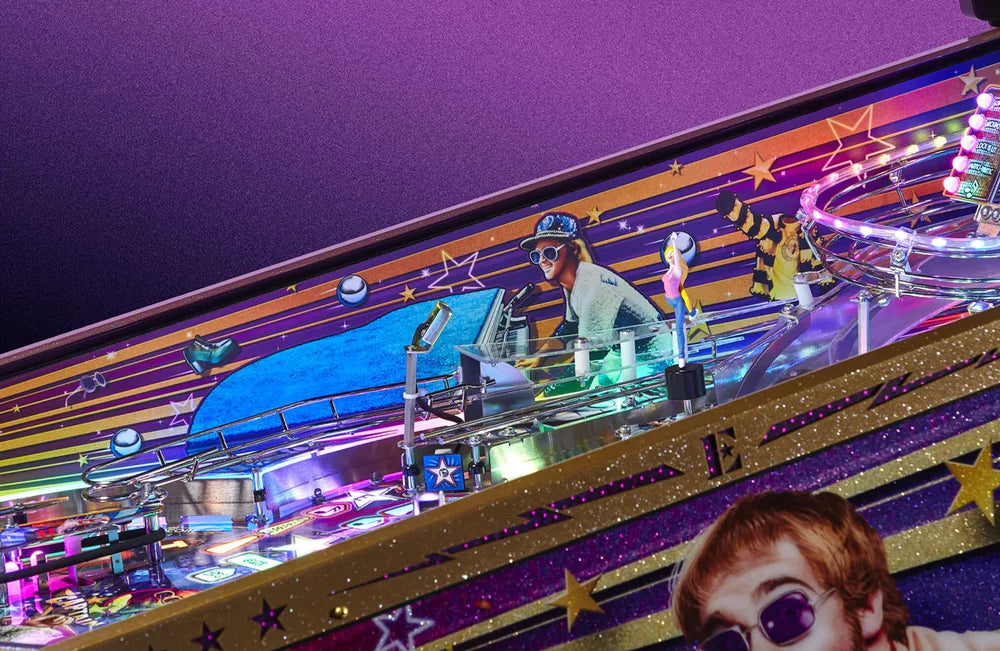 ELTON JOHN COLLECTOR`S Edition Flipper - Jersey Jack Pinball JJP Pinball