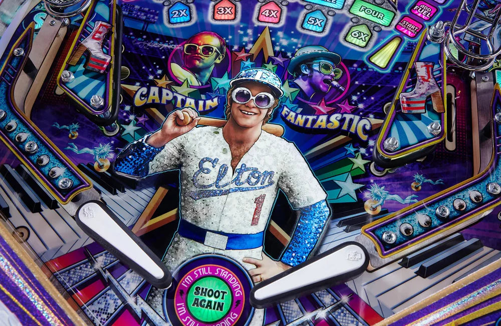ELTON JOHN COLLECTOR`S Edition Flipper - Jersey Jack Pinball JJP Pinball