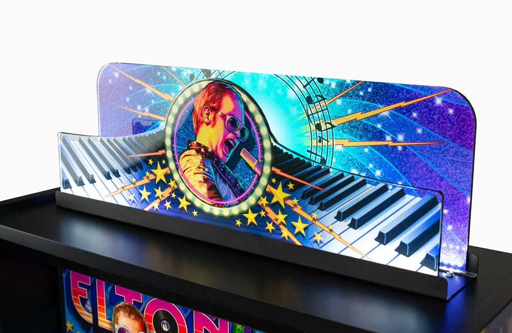 ELTON JOHN PLATINUM Edition Flipper - Jersey Jack Pinball JJP Pinball