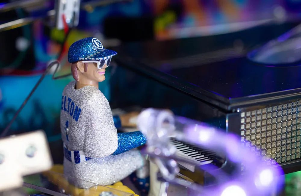 ELTON JOHN PLATINUM Edition Flipper - Jersey Jack Pinball JJP Pinball