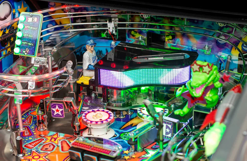 ELTON JOHN PLATINUM Edition Flipper - Jersey Jack Pinball JJP Pinball