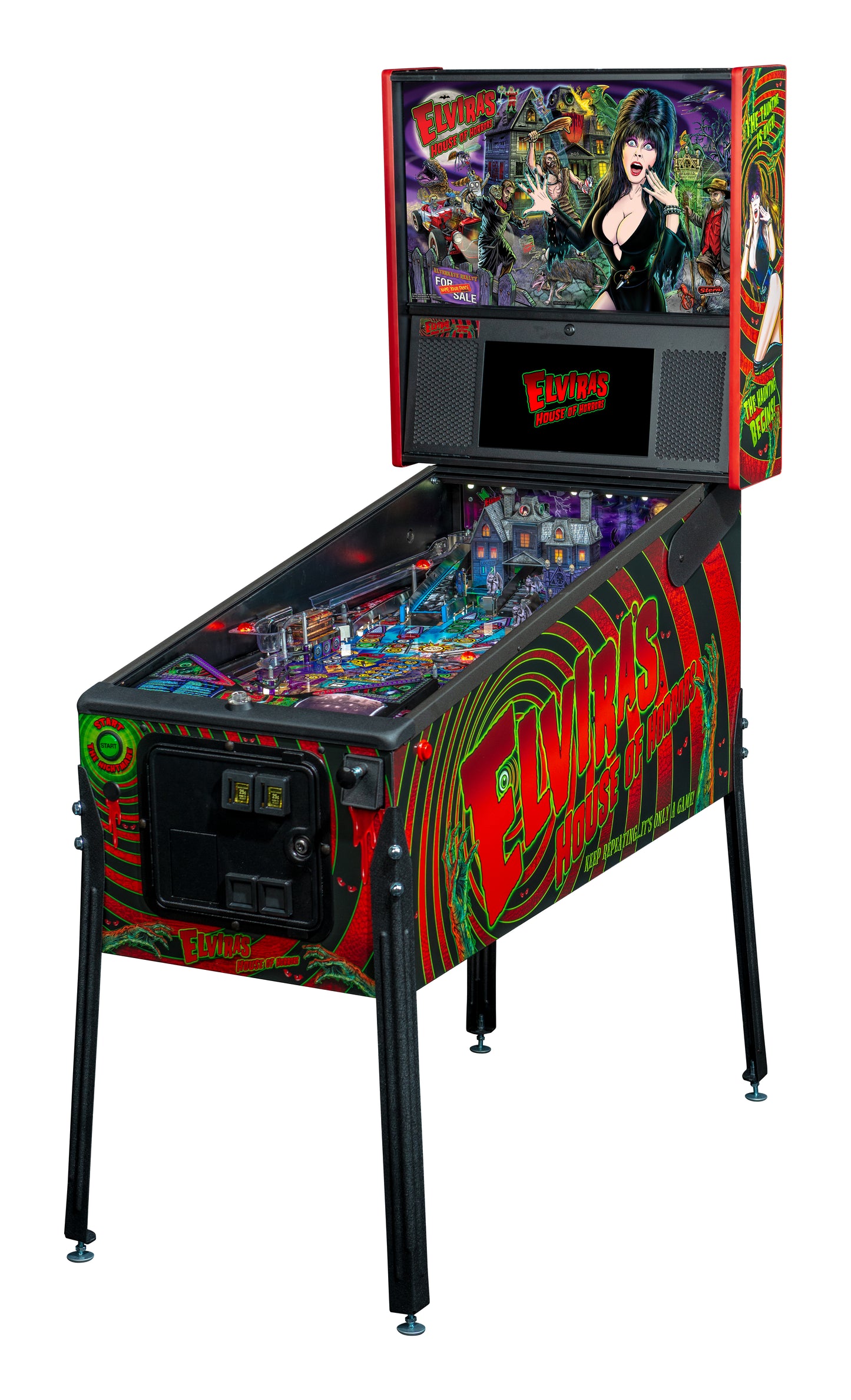 ELVIRA`S House of Horror PREMIUM Edition Flipper - STERN Pinball