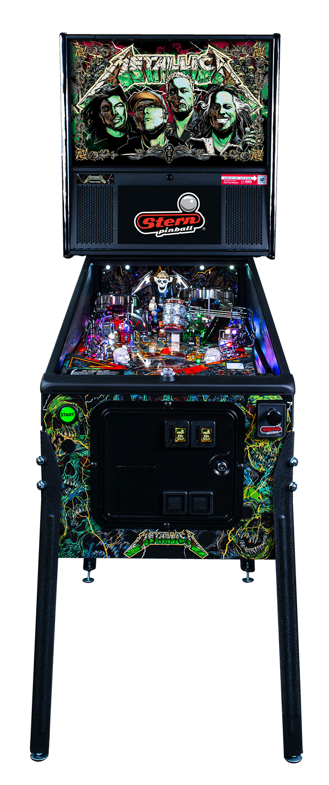 METALLICA REMASTERED PREMIUM Edition Flipper - STERN Pinball