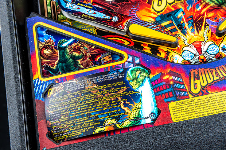 GODZILLA PREMIUM Edition Flipper - STERN Pinball