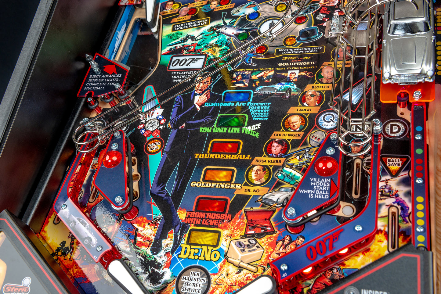 JAMES BOND 007 PREMIUM Edition Flipper - STERN Pinball