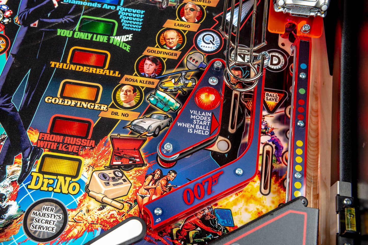 JAMES BOND 007 PREMIUM Edition Flipper - STERN Pinball
