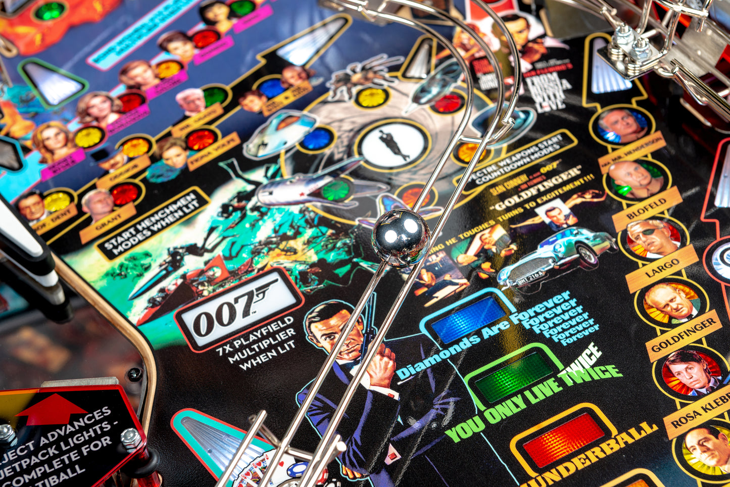 JAMES BOND 007 PREMIUM Edition Flipper - STERN Pinball