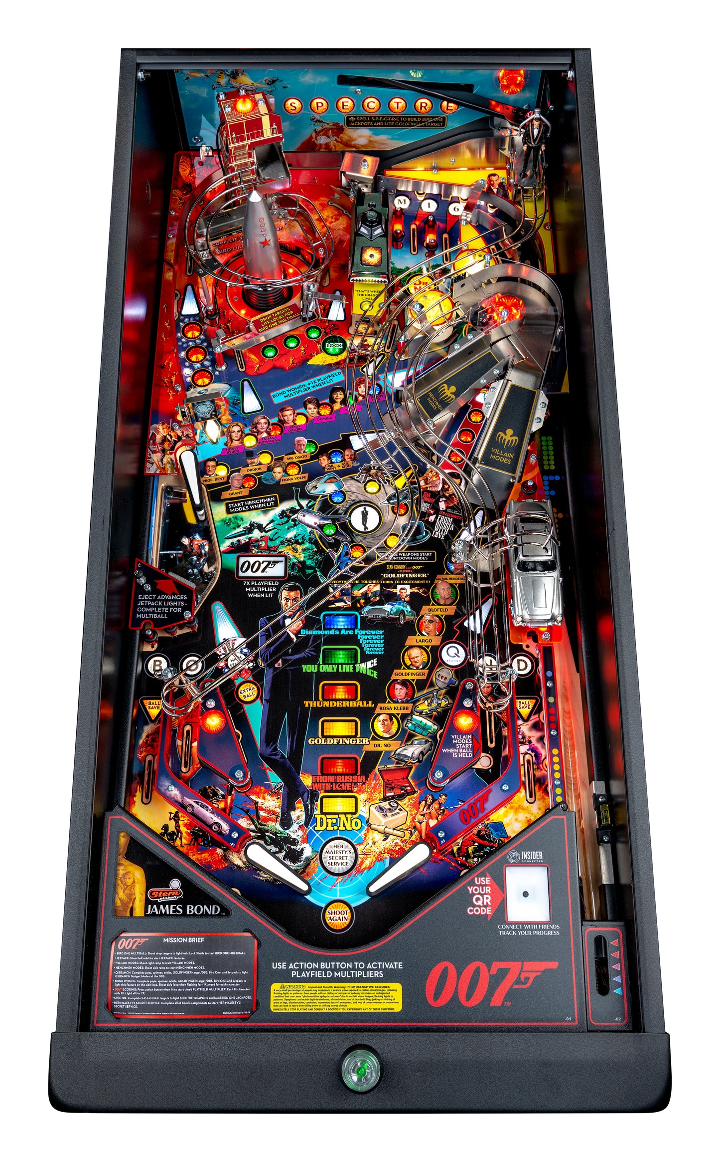 JAMES BOND 007 PREMIUM Edition Flipper - STERN Pinball