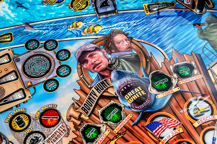 JAWS LIMITED Edition LE Flipper - STERN Pinball