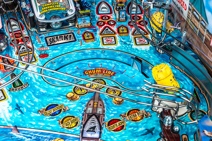 JAWS LIMITED Edition LE Flipper - STERN Pinball