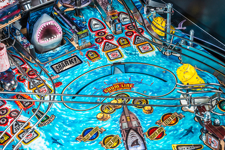 JAWS PREMIUM Edition Flipper - STERN Pinball