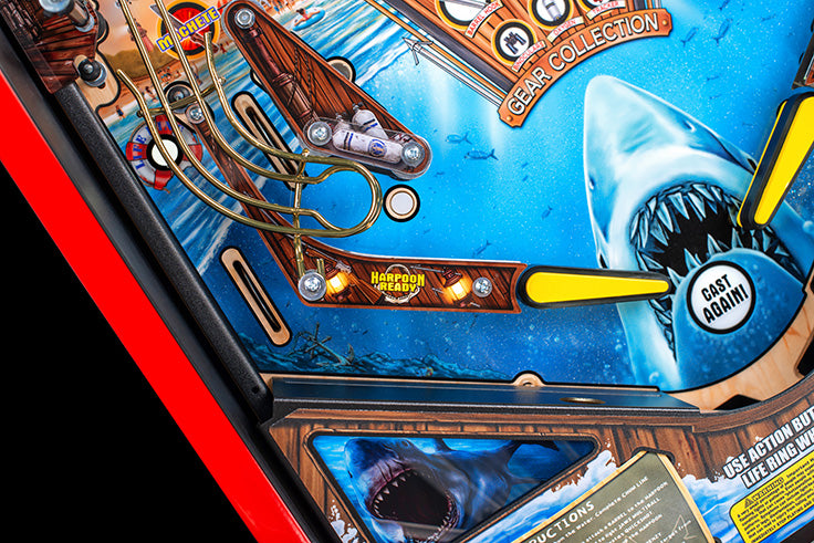 JAWS 50th ANNIVERSARY PREMIUM Edition Flipper - STERN Pinball