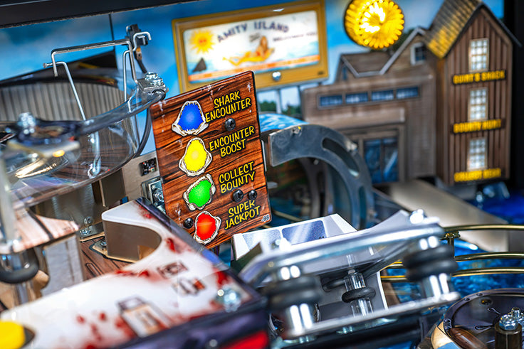 JAWS 50th ANNIVERSARY PREMIUM Edition Flipper - STERN Pinball