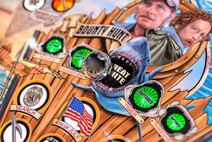 JAWS 50th ANNIVERSARY PREMIUM Edition Flipper - STERN Pinball