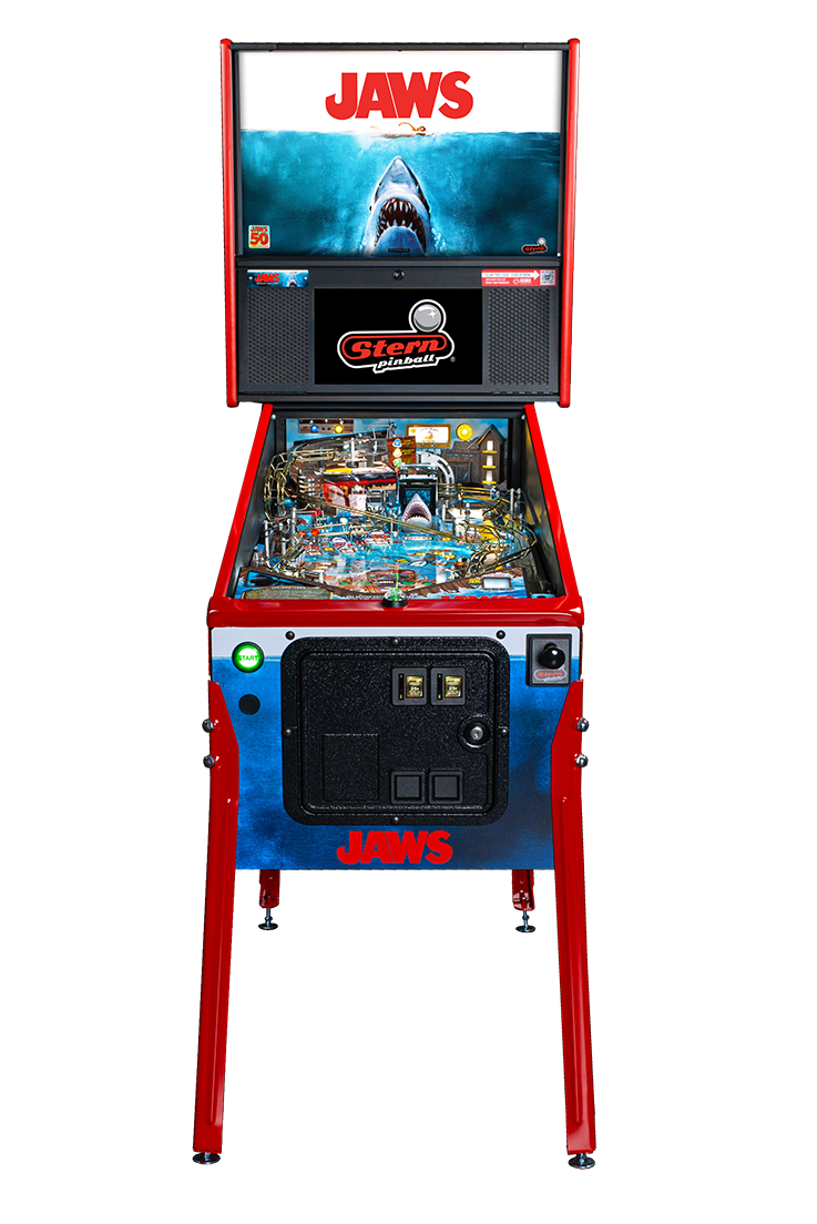 JAWS 50th ANNIVERSARY PREMIUM Edition Flipper - STERN Pinball