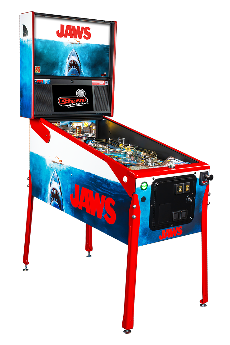 JAWS 50th ANNIVERSARY PREMIUM Edition Flipper - STERN Pinball