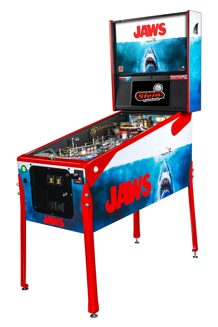 JAWS 50th ANNIVERSARY PREMIUM Edition Flipper - STERN Pinball