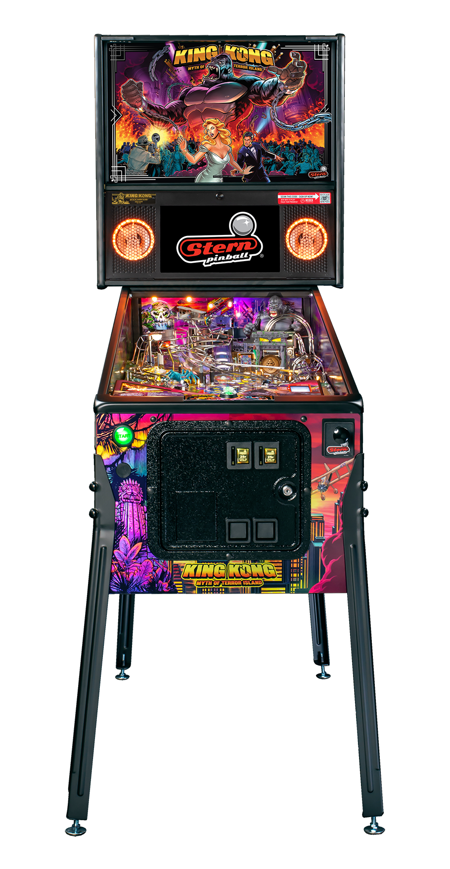 KING KONG Myth of Terror Island LIMITED Edition LE Flipper - STERN Pinball