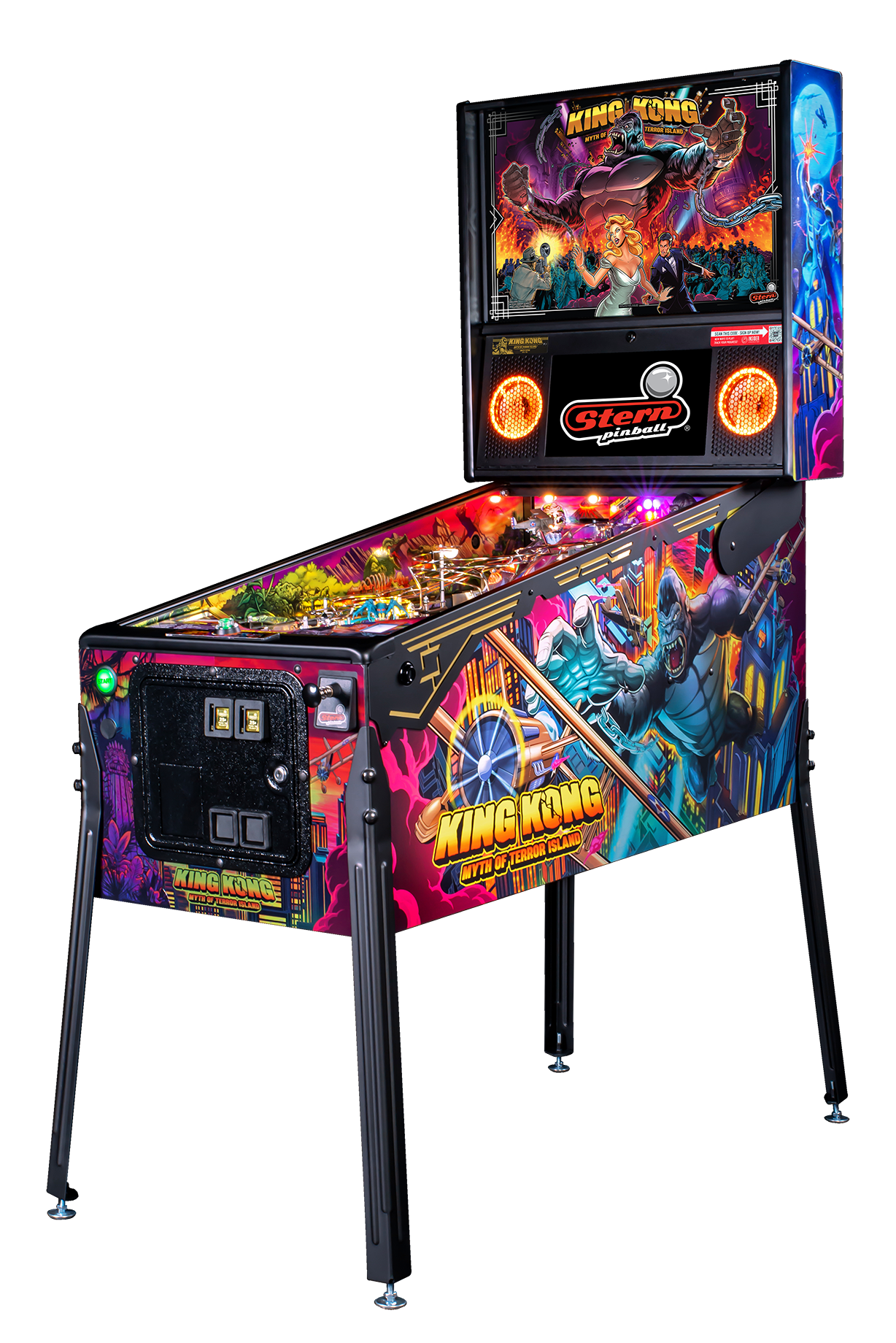 KING KONG Myth of Terror Island LIMITED Edition LE Flipper - STERN Pinball