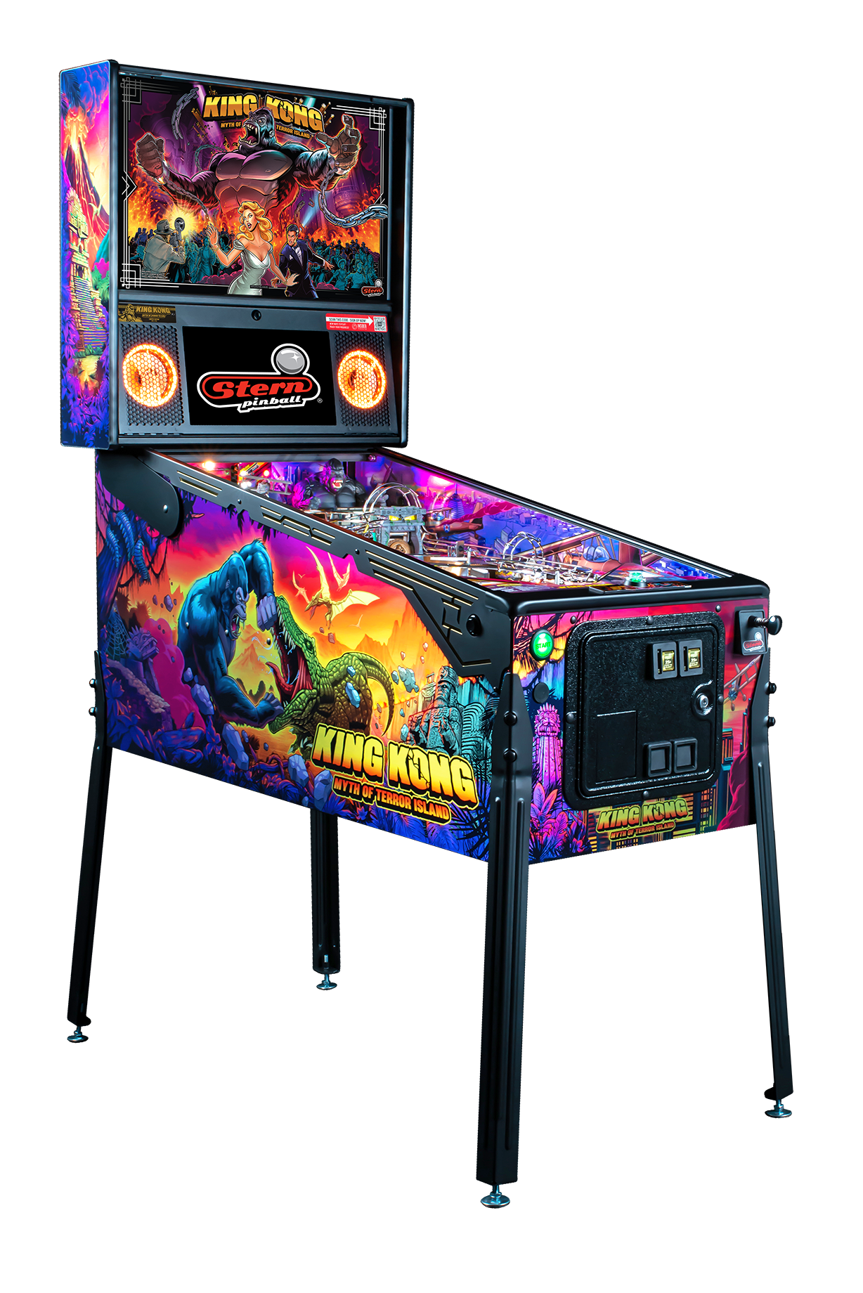 KING KONG Myth of Terror Island LIMITED Edition LE Flipper - STERN Pinball