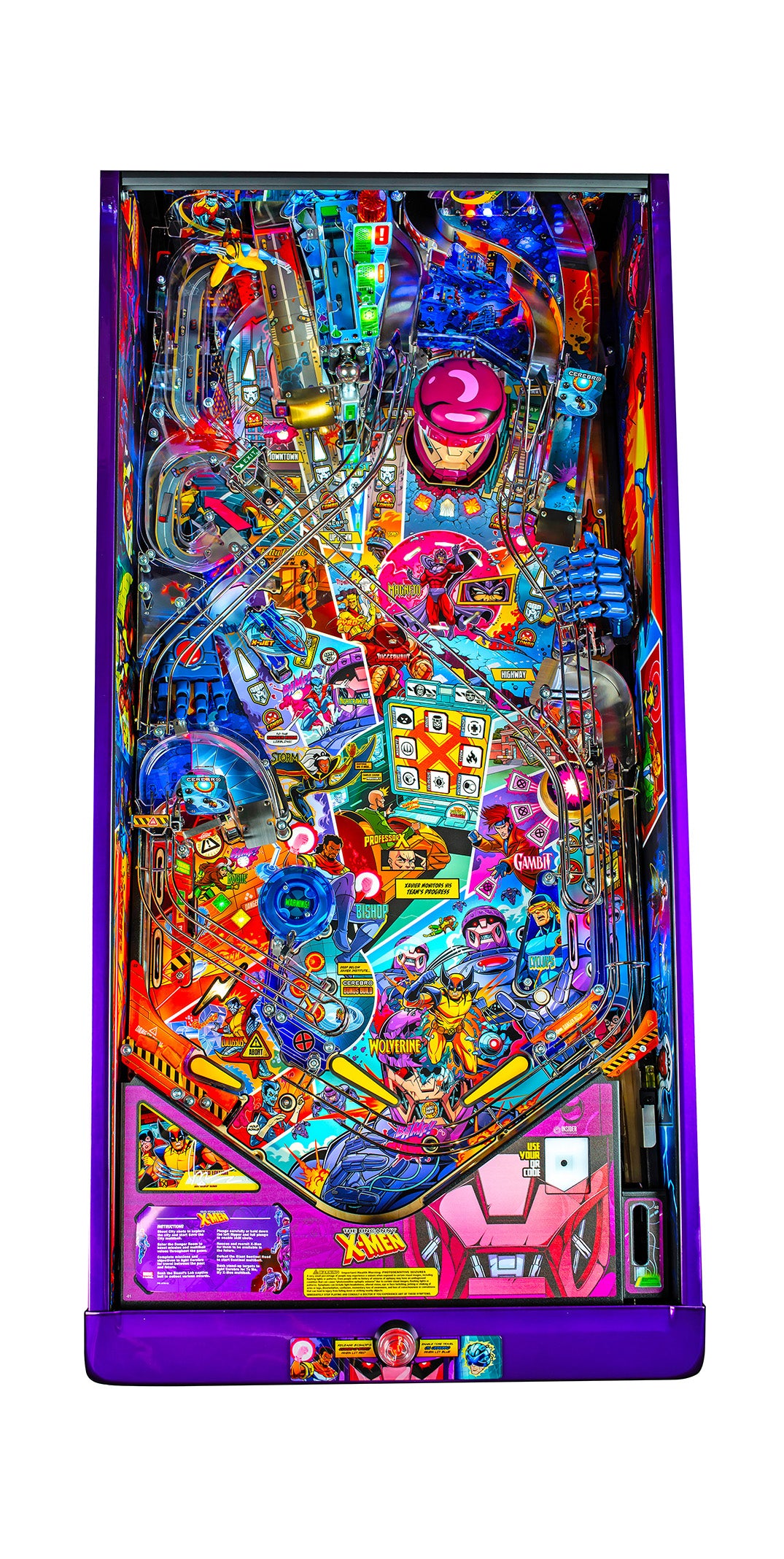 THE UNCANNY X-MEN - SOLD OUT! - LIMITED Edition LE Flipper - STERN Pinball