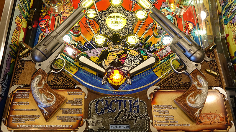 CACTUS CANYON SPECIAL Edition Plus SE+ Flipper - Chicago Gaming Company Pinball CGC Pinball