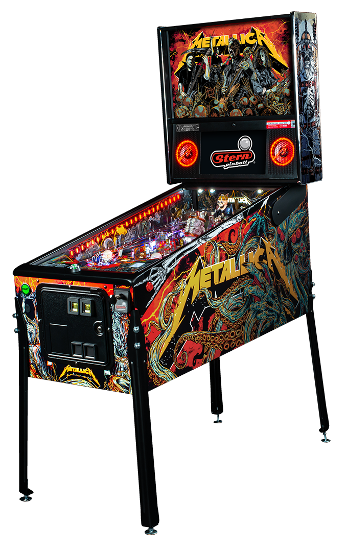 METALLICA REMASTERED - SOLD OUT! - LIMITED Edition LE Flipper - STERN Pinball