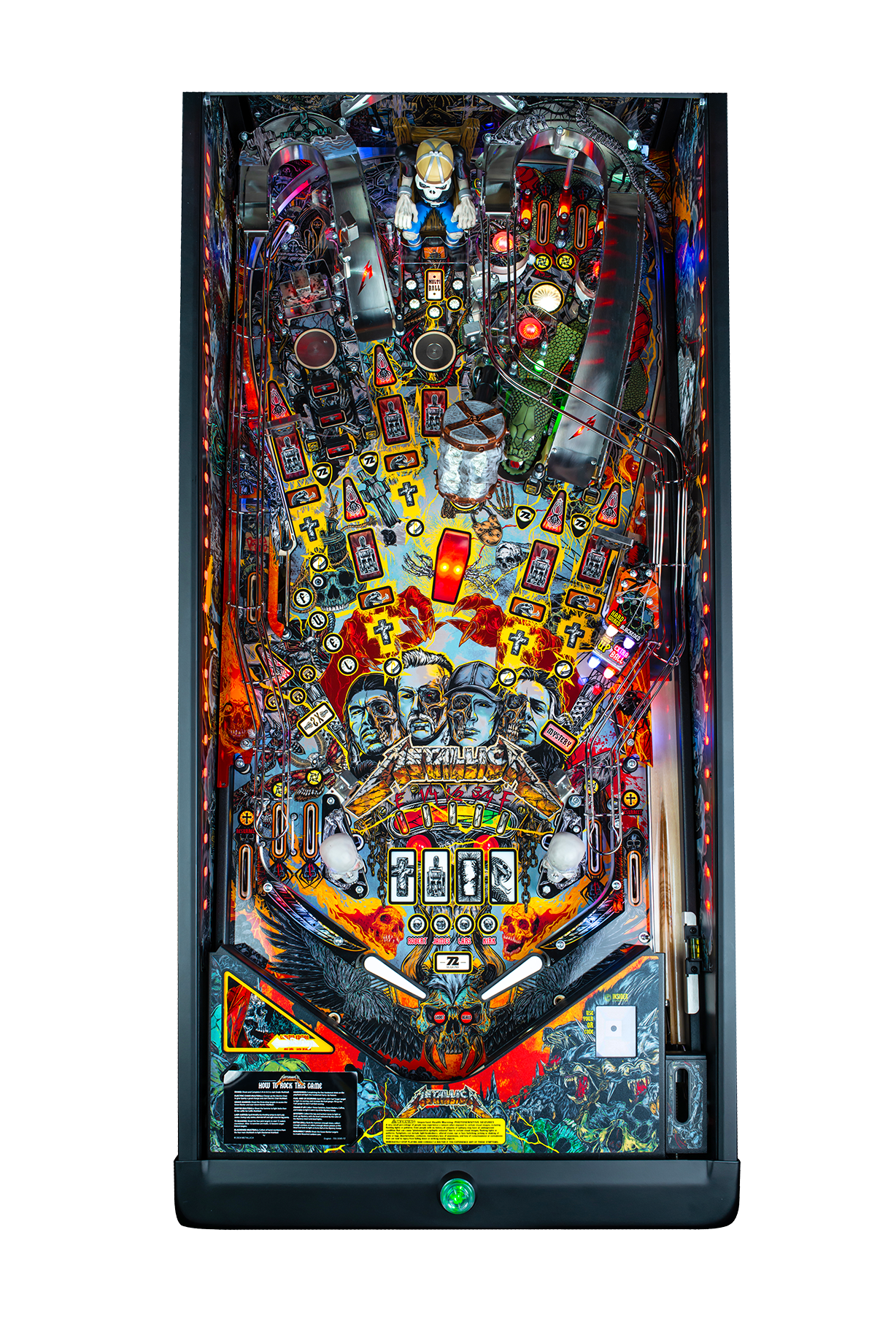 METALLICA REMASTERED - SOLD OUT! - LIMITED Edition LE Flipper - STERN Pinball