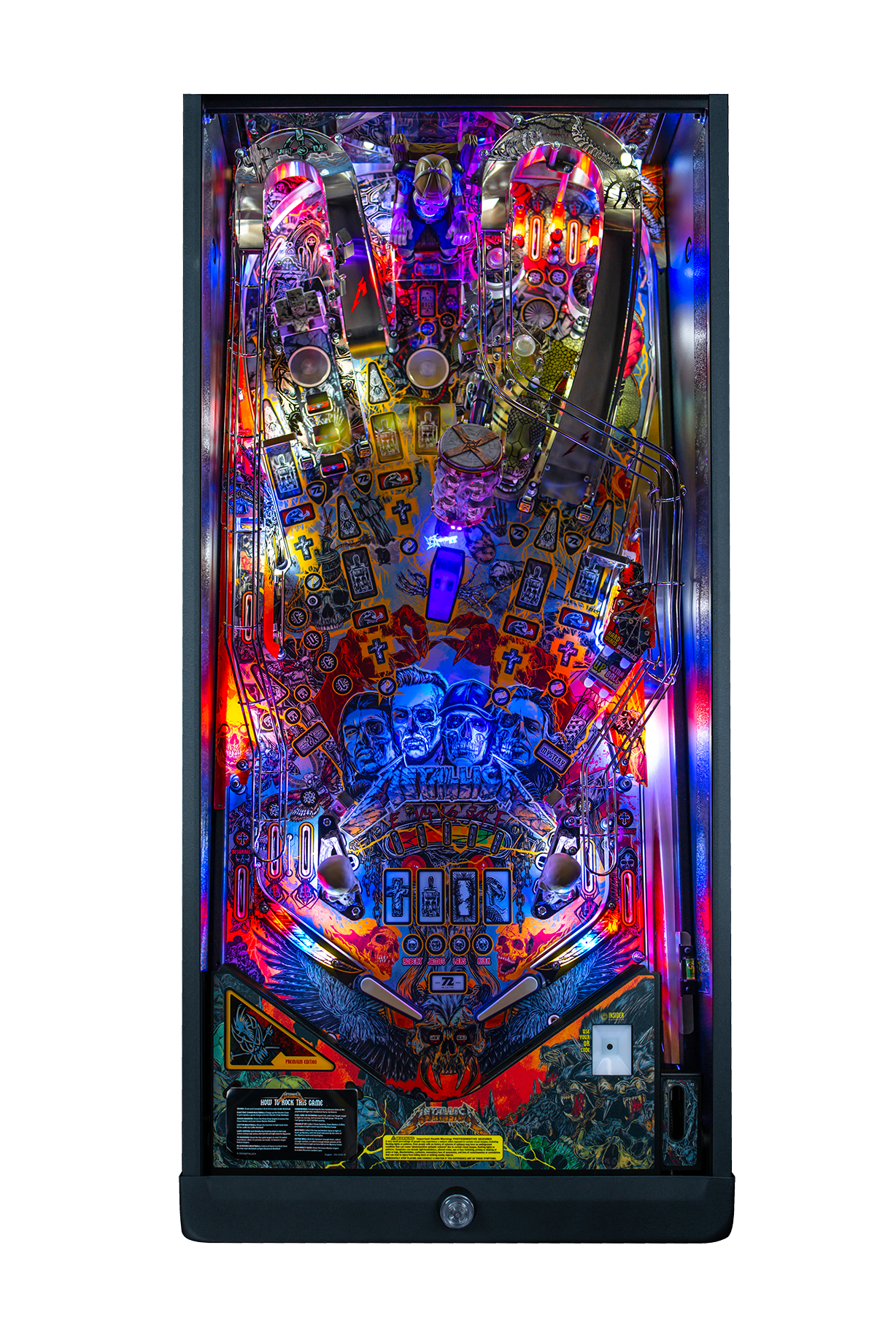 METALLICA REMASTERED PREMIUM Edition Flipper - STERN Pinball