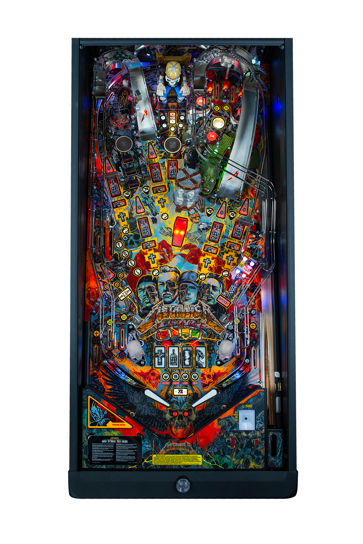 METALLICA REMASTERED PREMIUM Edition Flipper - STERN Pinball