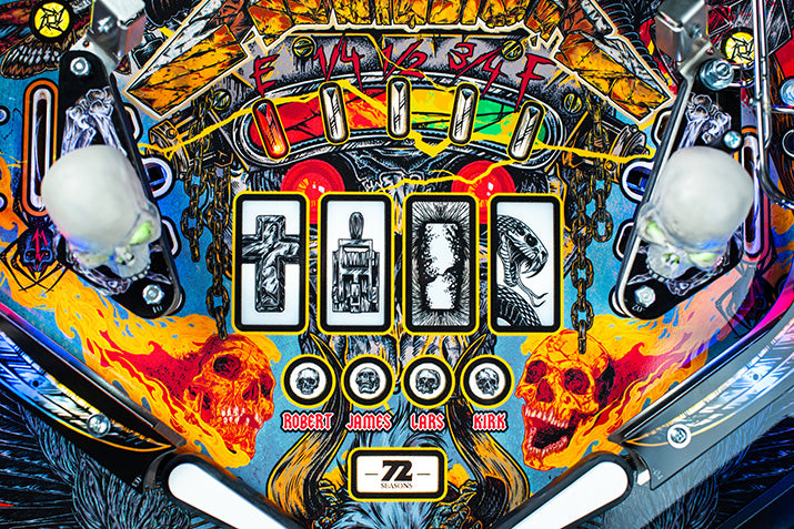 METALLICA REMASTERED PREMIUM Edition Flipper - STERN Pinball