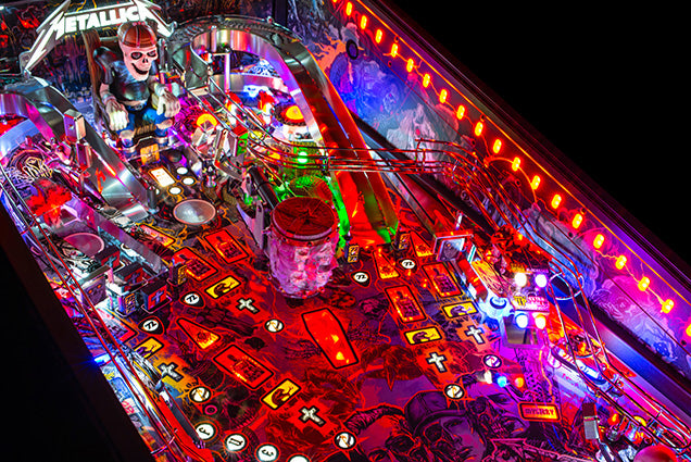 METALLICA REMASTERED - SOLD OUT! - LIMITED Edition LE Flipper - STERN Pinball