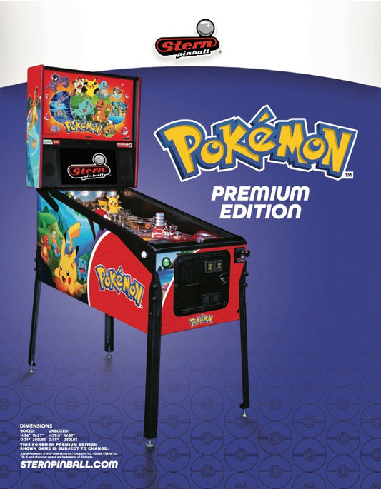 POKEMON Premium Edition Flipper - STERN Pinball