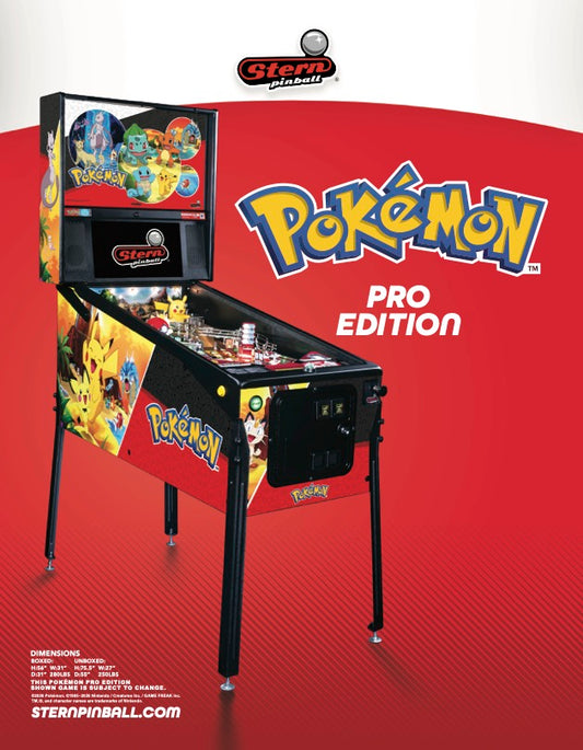POKEMON PRO Edition Flipper - STERN Pinball